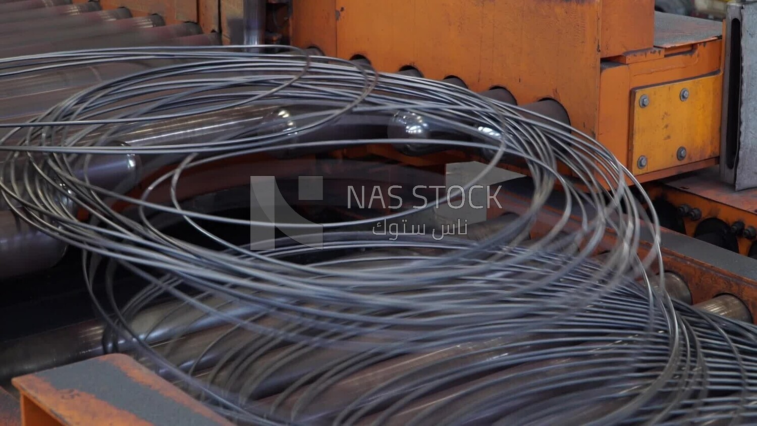 Reinforcing steel in a metal production factory