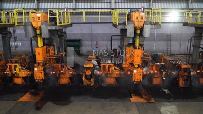 Iron and steel factory