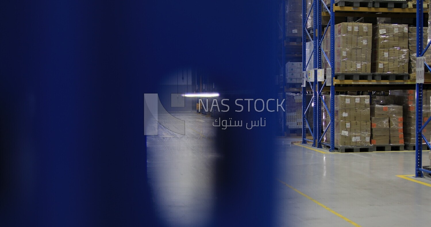 Large warehouse full of shelves and boxes