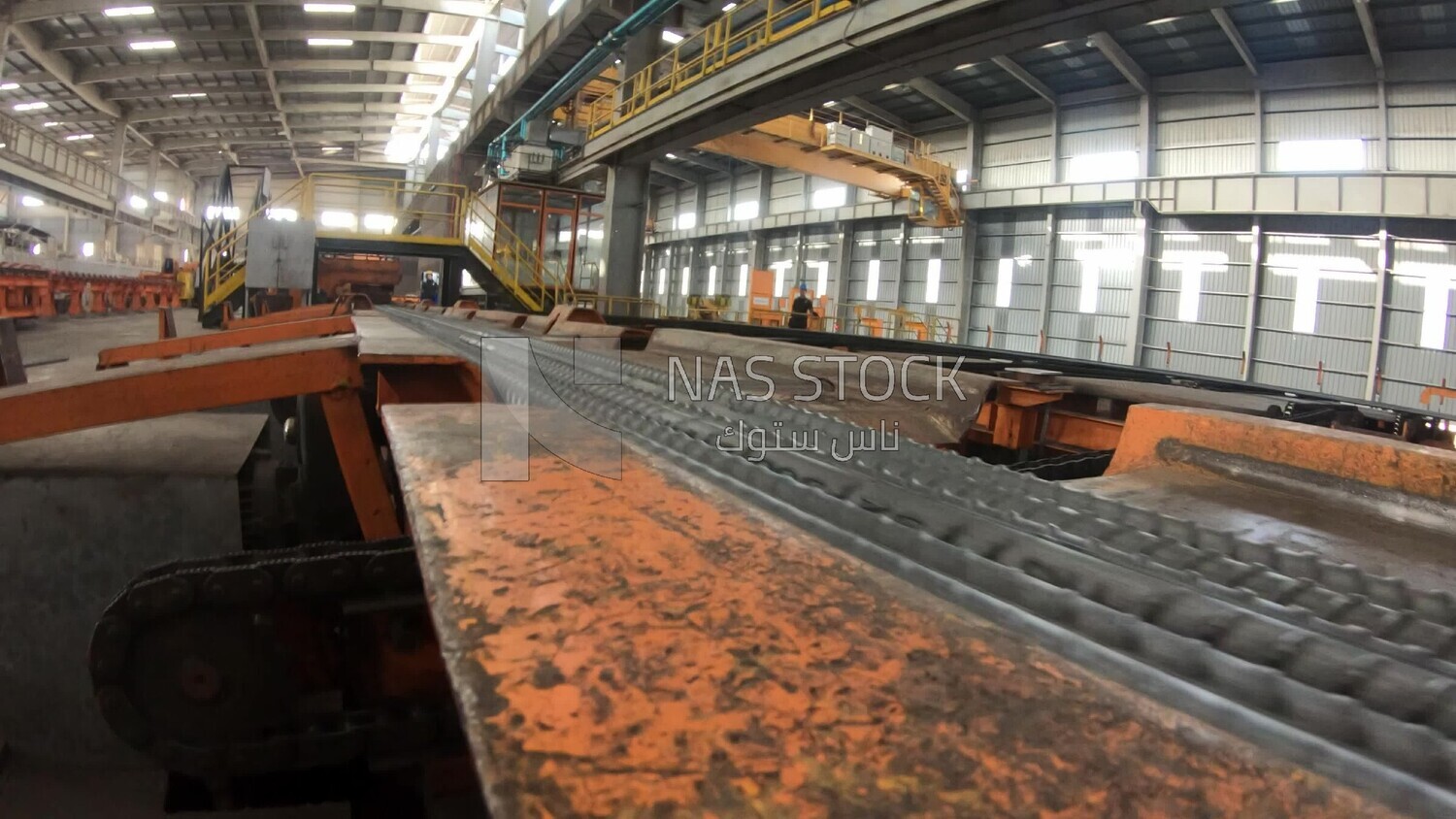 Factory for the production of rebar