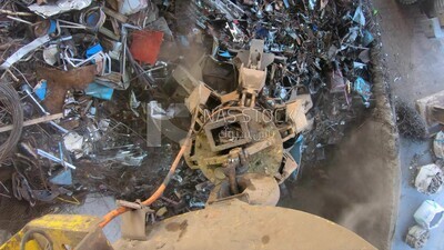 Re-melting and shaping of metal waste, iron industry
