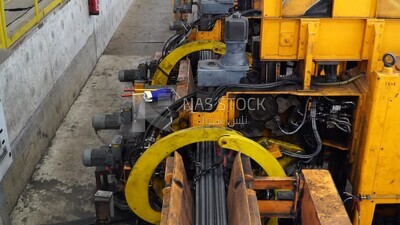 Iron industry and iron and steel factory