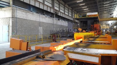 Iron and steel factory, iron production