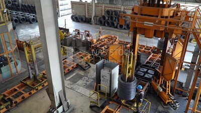 Iron and steel production plant