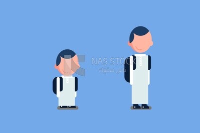 ولد صغير لطيف