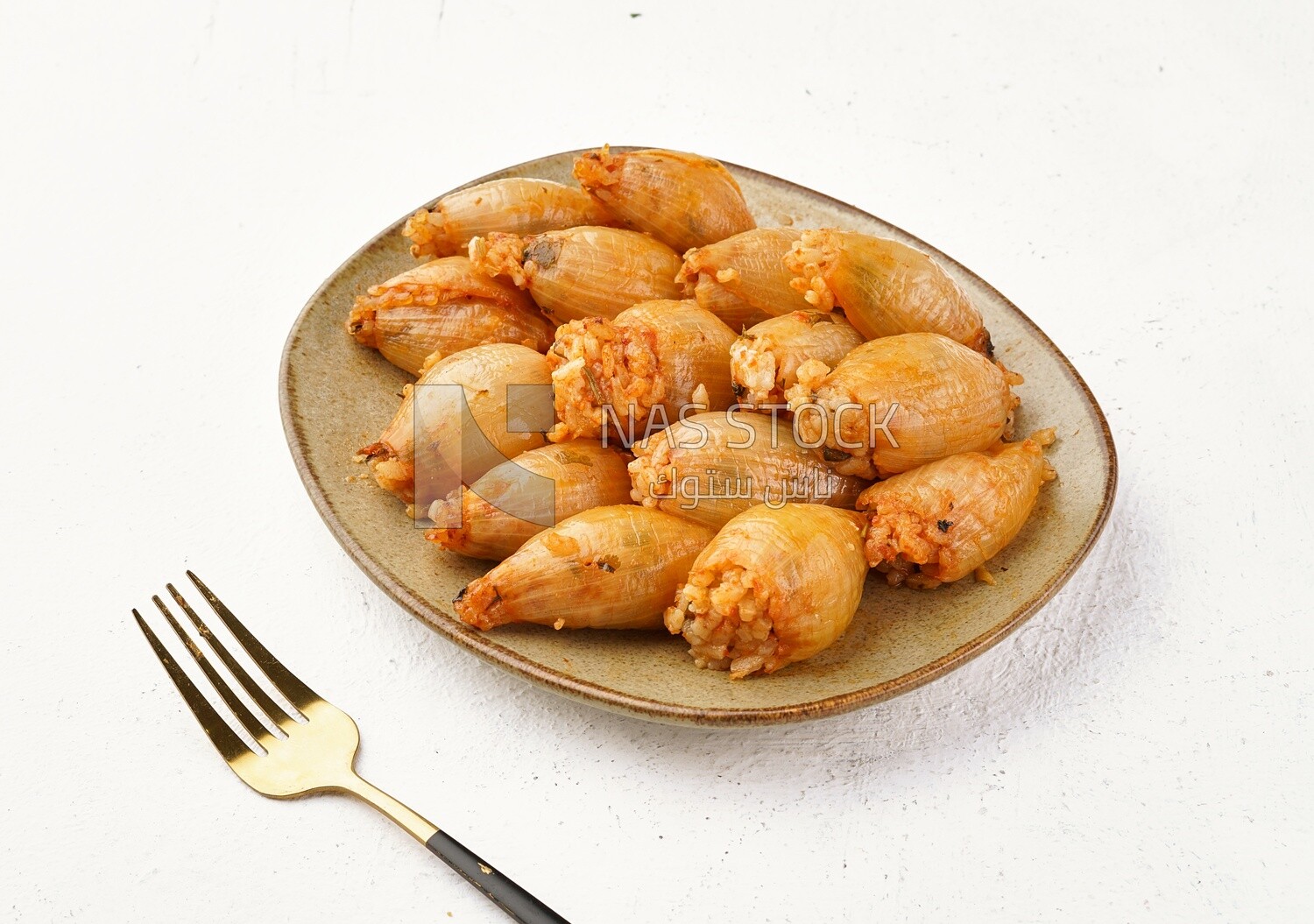 plate of Stuffed onions
