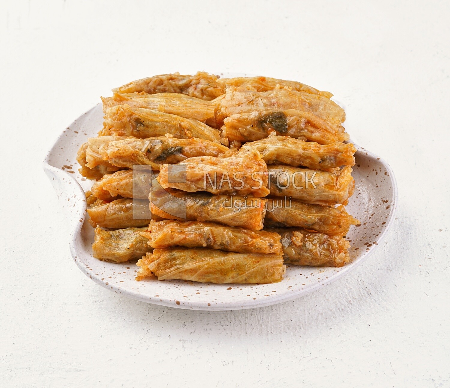 Plate of Stuffed Cabbage Leaves