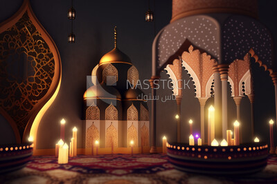 Collection of Ramadan artifact
(Ramadan Posters -  AI Technology)
