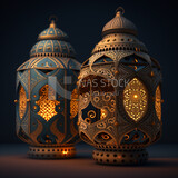 Collection of Ramadan artifact
(Ramadan Posters -  AI Technology)