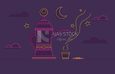 Illustration of Ramadan atmosphere
(Ramadan Vector)