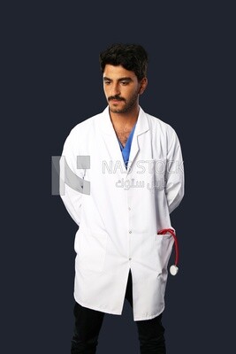A man doctor with a stethoscope