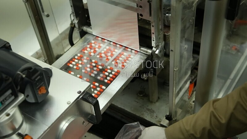 Stage of collecting the Medication tablets