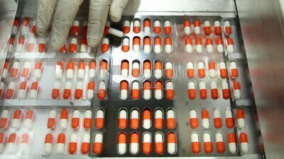 Stage of collecting the Medication tablets