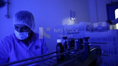 Specialist collects the medicine bottles