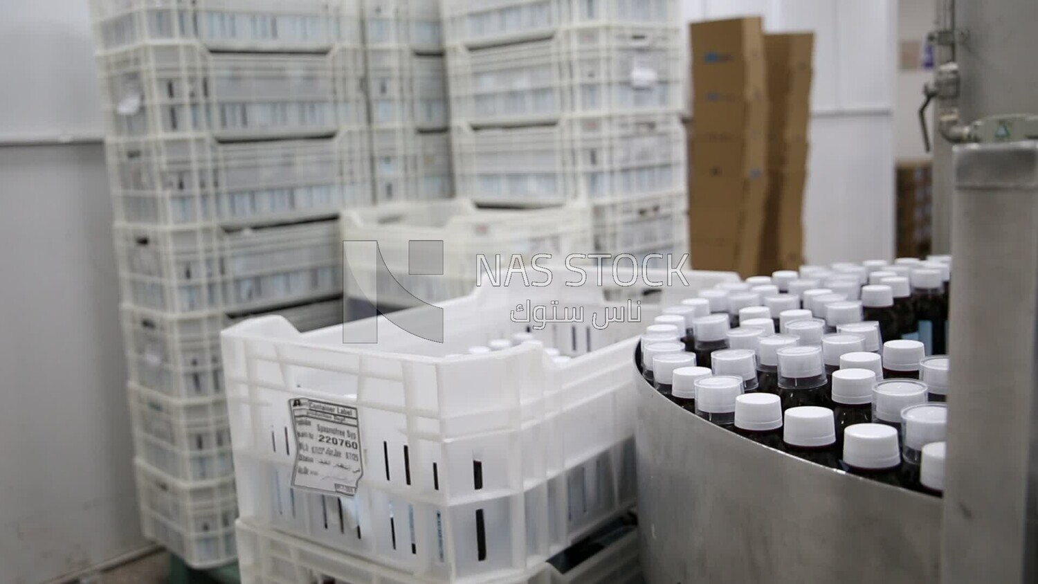 Pharmaceutical factory with medicine bottle production line