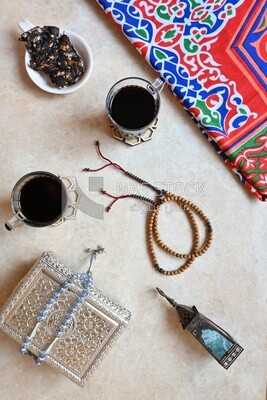Two cups of Mouthwatering Tamarind juice, a delicious Ramadan drink, traditional juice