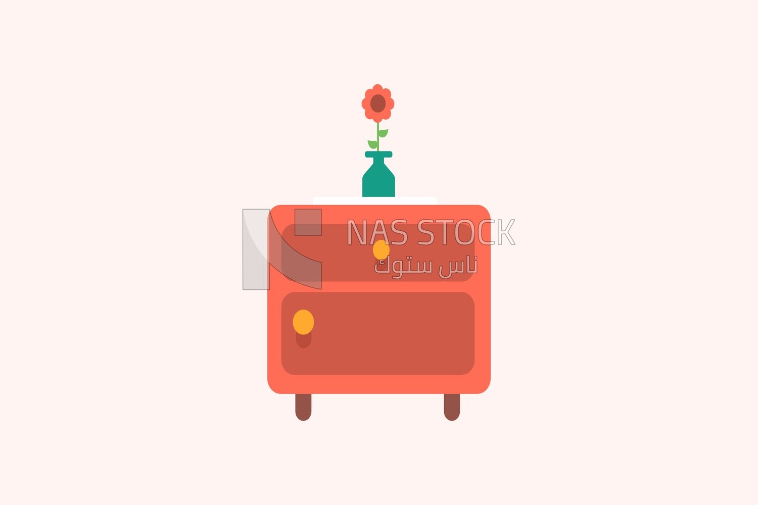 Vase on a table