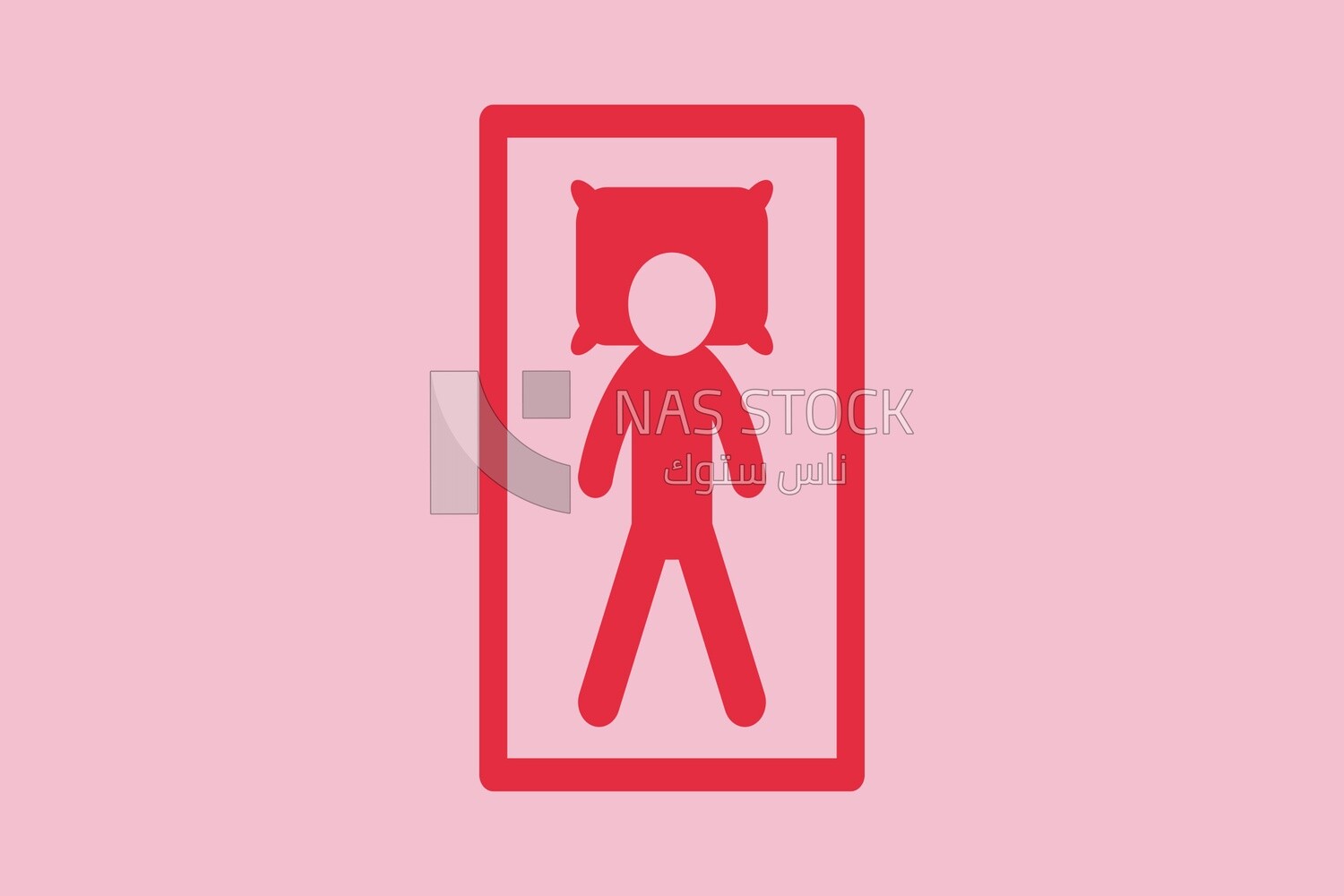 A person sleeping on a bed