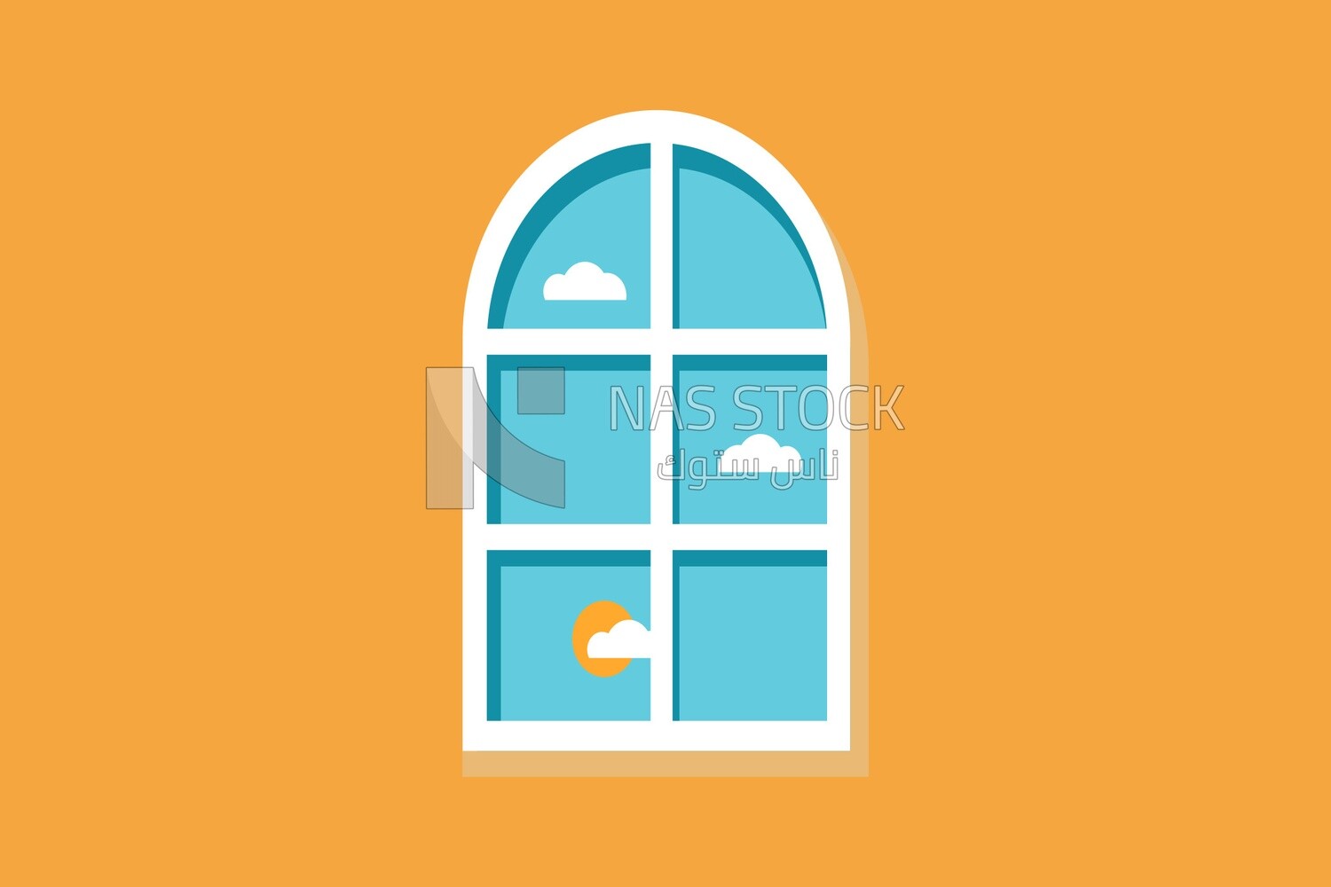 Window with landscape