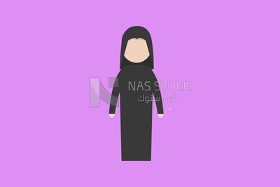 Veiled girl