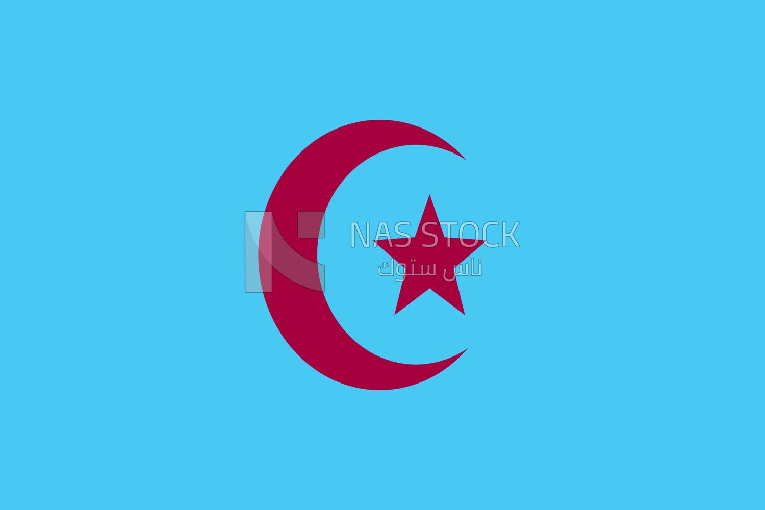 Crescent and star