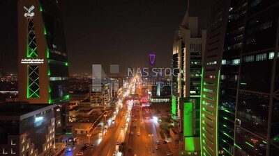 drone footage of Riyadh city, famous tourist attractions in Riyadh Saudi Arabia, city skyline in Riyadh, Saudi national day, Riyadh roads and streets, green lights, famous towers in Saudi Arabia