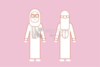 امرأة محجبة