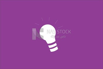 مصباح رمز الفكرة