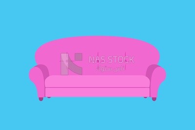 Purple sofa