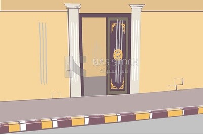 خلفية جزء من الشارع