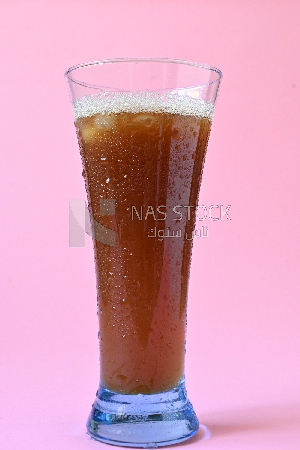 Cup of licorice juice with ice, Ramadan drinks, Ramadan Juices, traditional juice