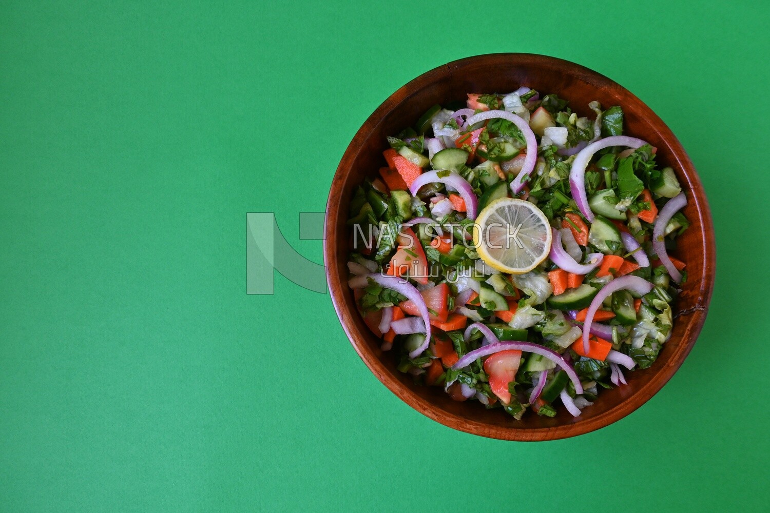 Plate of Vegetable salad, healthy food diet, healthy plate