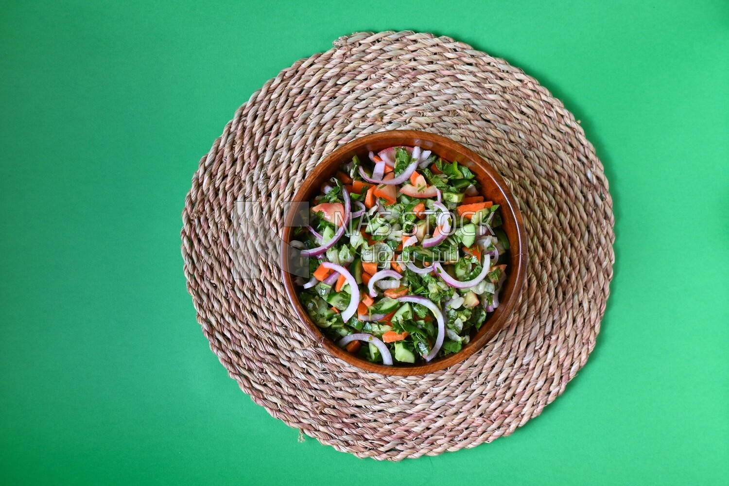Plate of Vegetable salad, healthy food diet, healthy plate