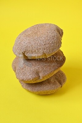 Loaves of brown bread, healthy life, fresh baked brown bread