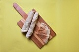 Shami bread, pieces of shami bread, fresh baked shami bread