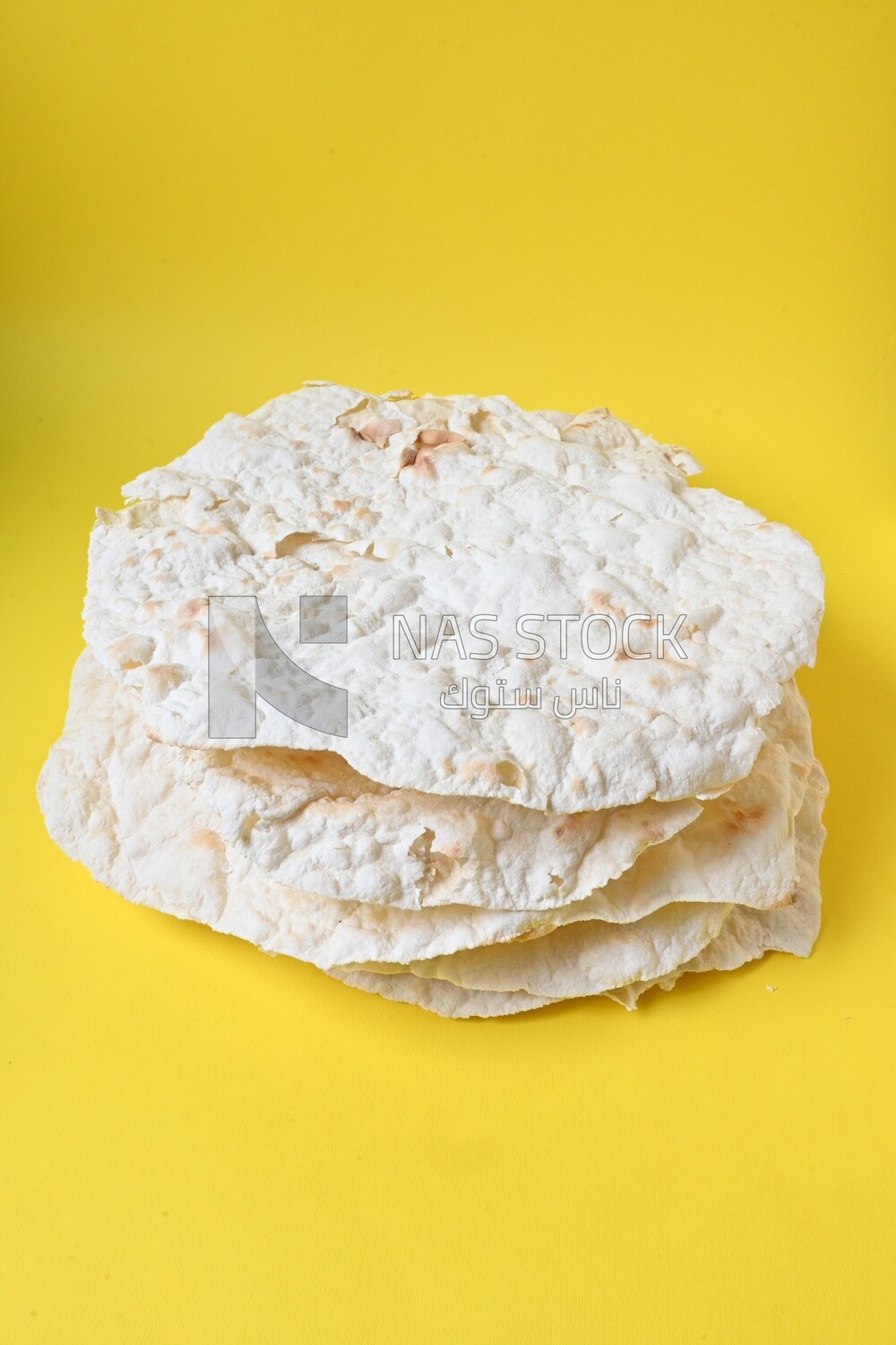 Crispy tortillas, a tray of crispy tortillas, Arabic crispy tortillas