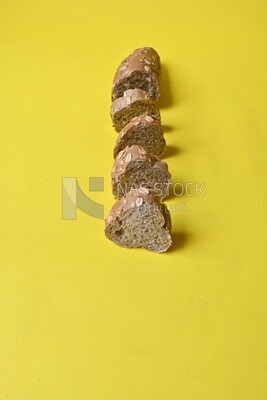 Slices of brown fino, Healthy life , Brown fino