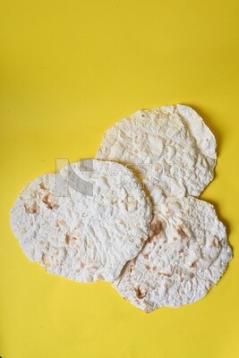 Crispy tortillas, a tray of crispy tortillas, Arabic crispy tortillas