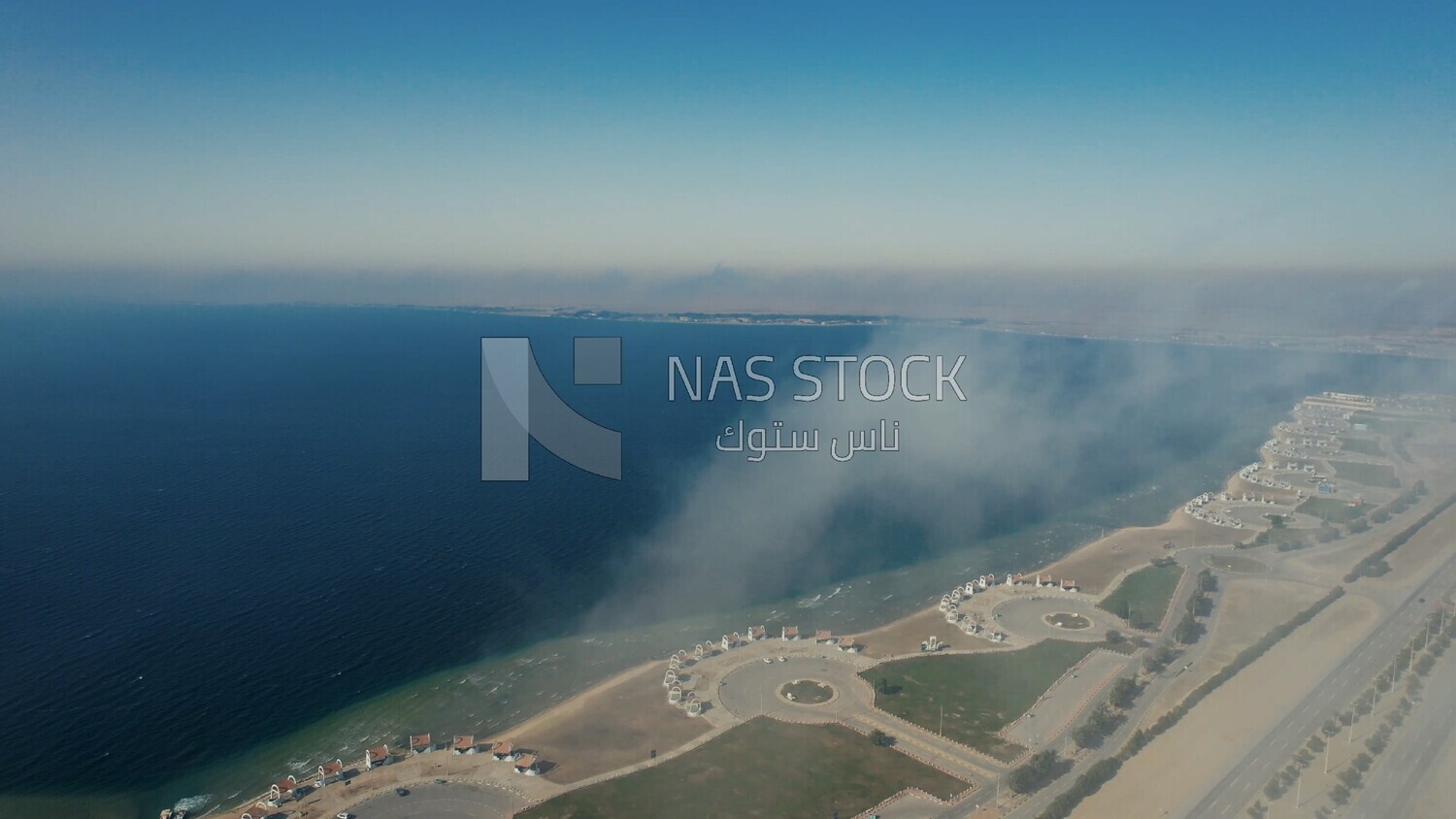 drone footage of the city of Al-Khobar in the eastern region, Al-Khobar Governorate, King Abdul Aziz Port in Al-Khobar in the Kingdom of Saudi Arabia, Dammam Port, Tourism in Saudi Arabia.HD