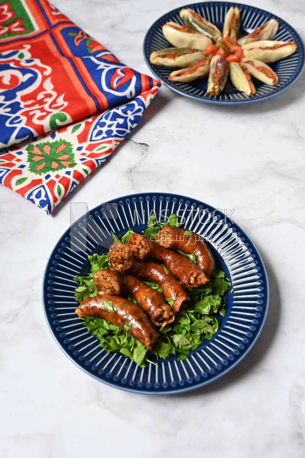 Plate of mombar, Arabic meals, delicious recipes and dishes, delicious meals