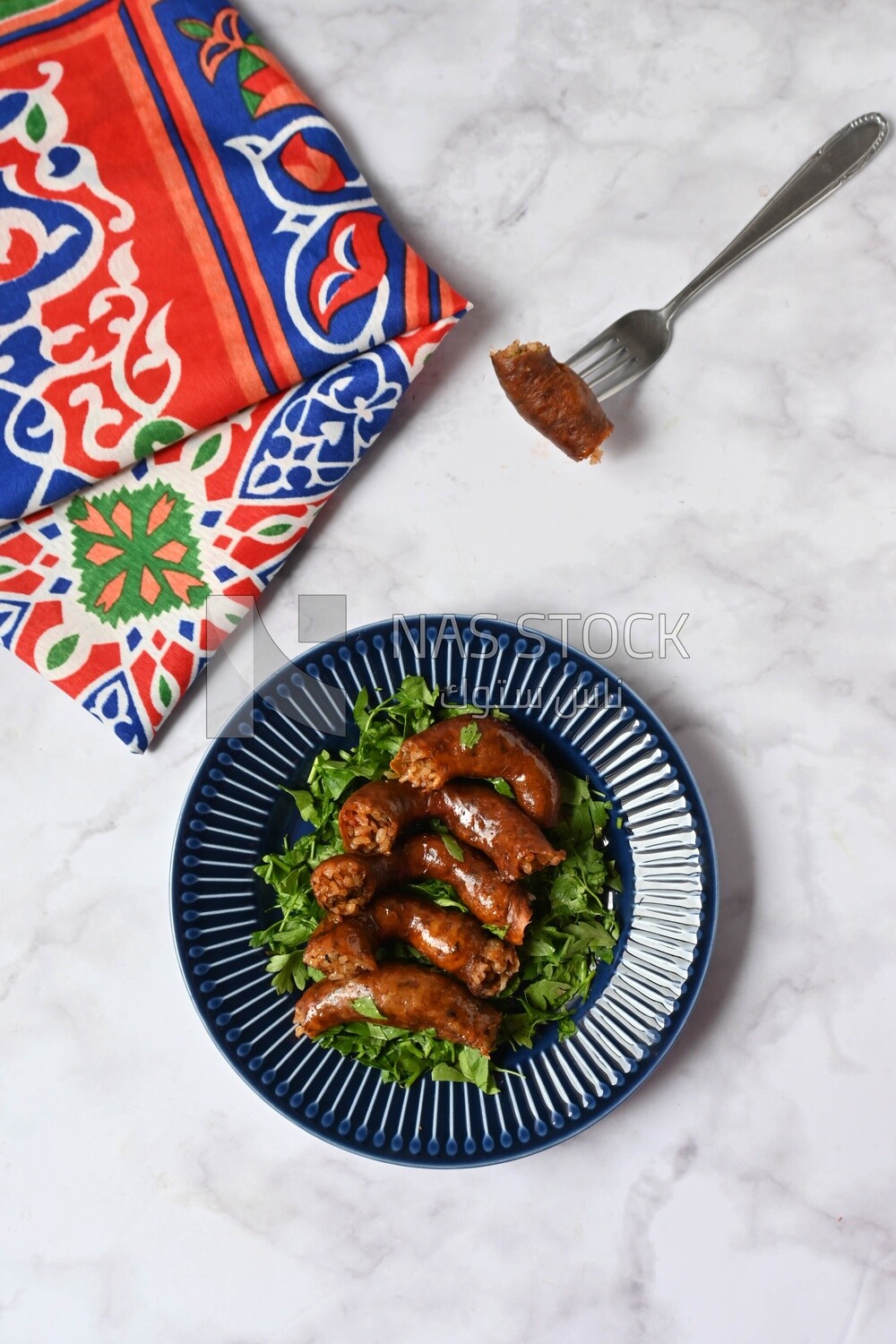 Plate of mombar, Arabic meals, delicious recipes and dishes, delicious meals