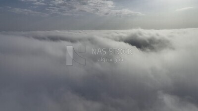 drone footage of clouds in Riyadh,  tourism in Saudi Arabia, King Abdullah Financial District (KAFD) Metro Station, Riyadh towers.HD