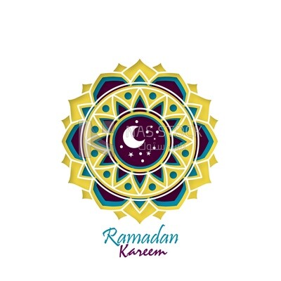 Illustration design of Ramadan congratulations ,Ramadan kareem