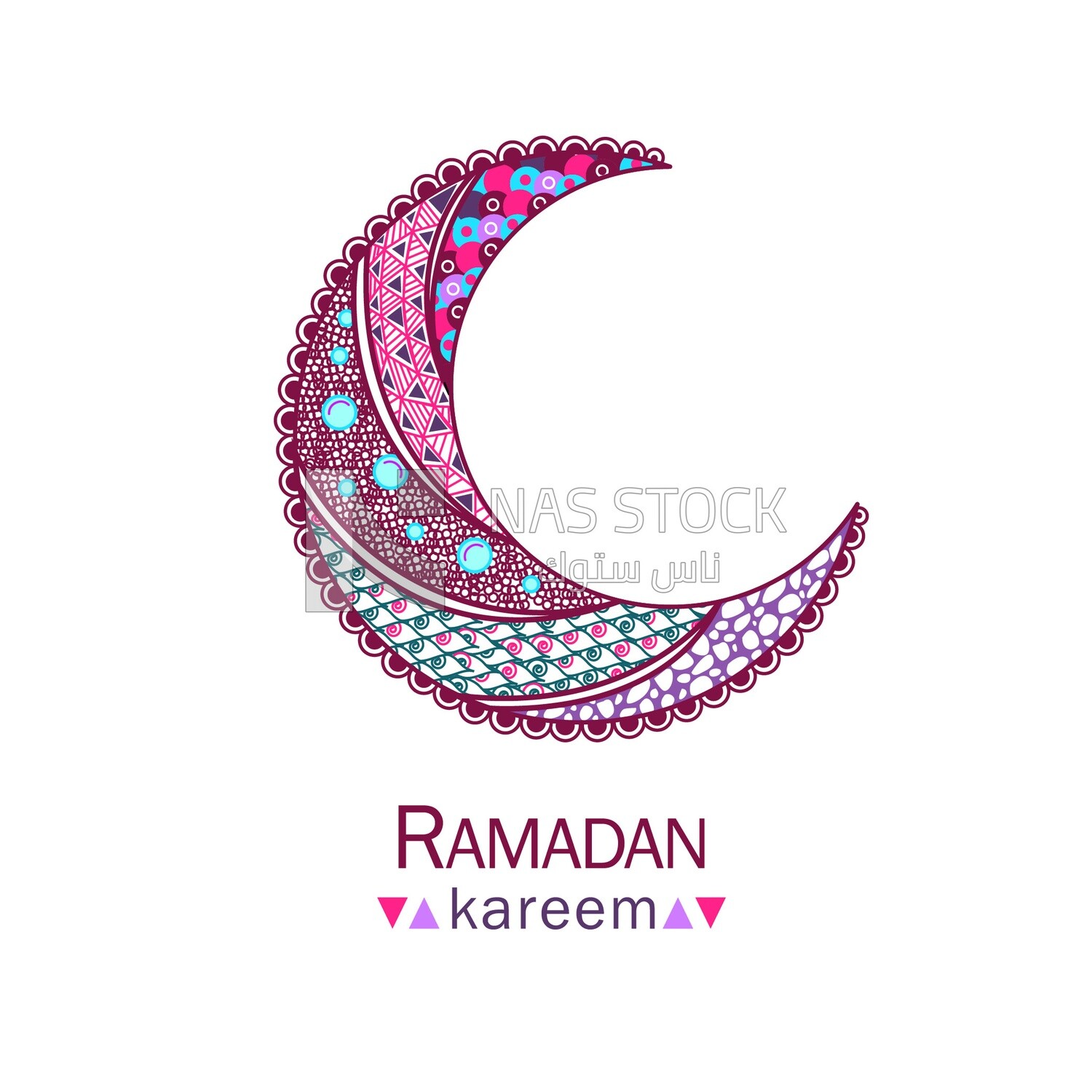 تصميم فيكتور عن تهنئة رمضان , هلال رمضان  , رمضان كريم