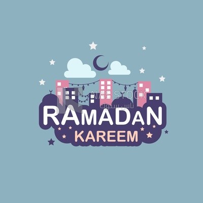 Illustration design of Ramadan congratulations ,Ramadan kareem