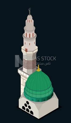 Isometric design of  Al Masjid an Nabawi