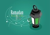 تصميم فيكتور عن تهنئة رمضان  , رمضان كريم  , فانوس رمضان