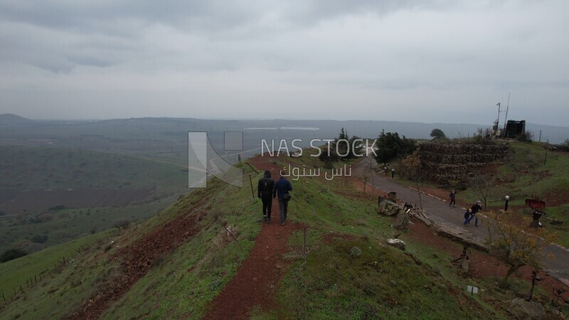 drone footage of the Golan Heights and the Sea of Galilee, Palestine, History of Palestine, tourism in Palestine, landscape