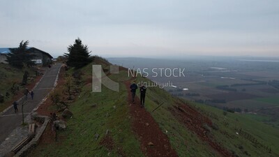 drone footage of the Golan Heights and the Sea of Galilee, Palestine, History of Palestine, tourism in Palestine, landscape