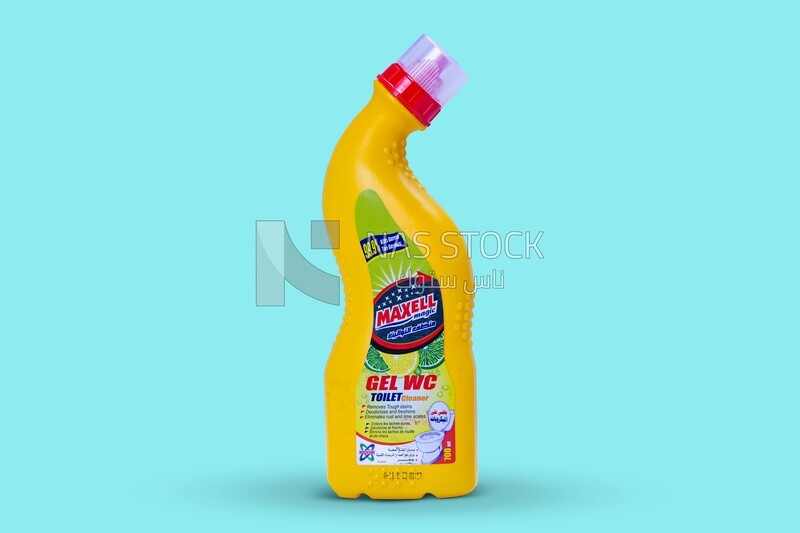Bottle of cleaning product, cleaning and disinfection